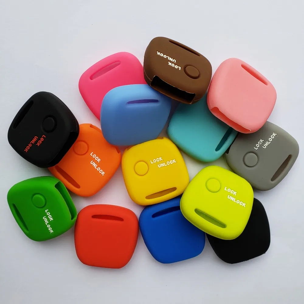 Силиконовый чехол для ключа Suzuki Wagon R Moko Nissan PINO Mazda 1 кнопка 20 шт./лот|key case for car|fob