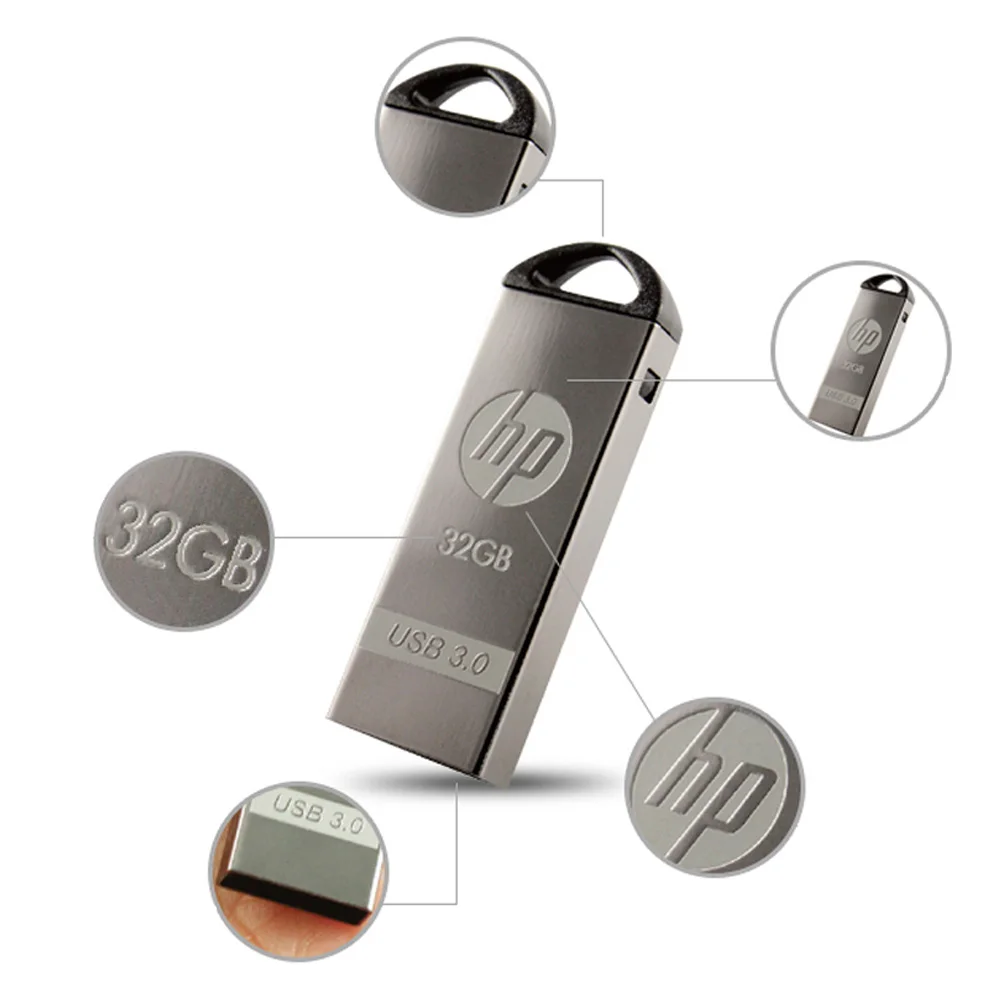 Металлический Мини-флеш-накопитель Usb 3 0 128 ГБ 64 32 16 | Компьютеры и офис