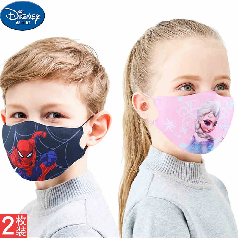 Маска для лица Disney девочек многоразовая дышащая детская маска PM2.5 защиты от пыли