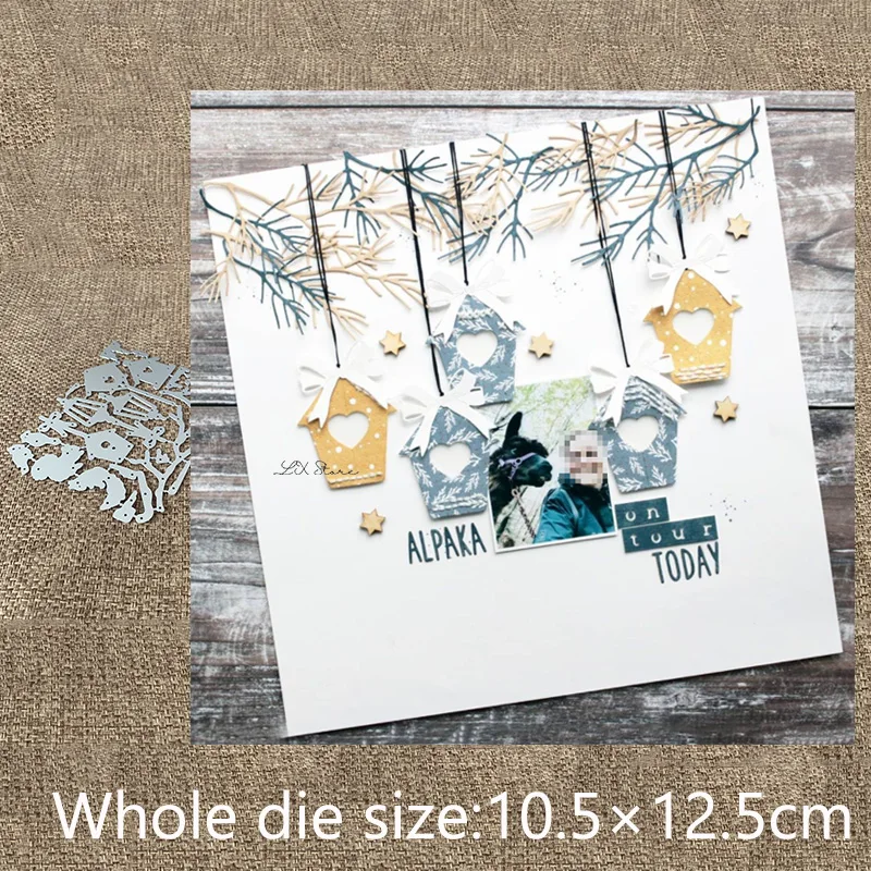 Новый дизайн ремесло металлический трафарет вырезание штампы дом животные