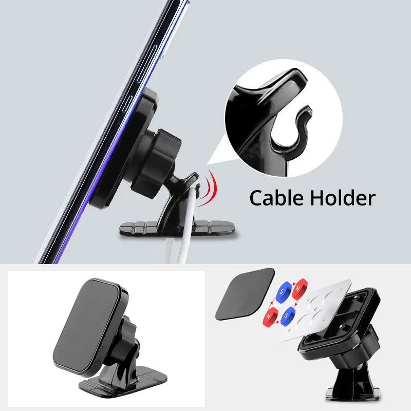 anmone magnetic car holder for iphone samsung mobile phone holder stand car air vent magnet mount gps support car phone holder free global shipping