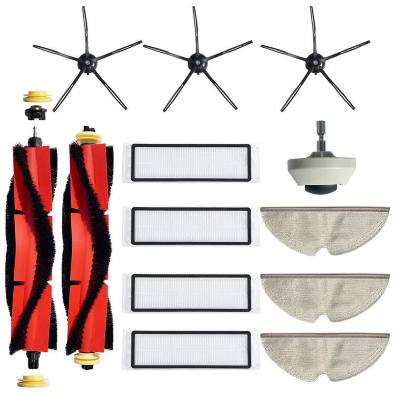 

Replacement Parts for Xiaomi Roborock Mijia Xiaowa S5 S5 MAX S6 S60 S65 S50 Filter Update Mop Caster Black
