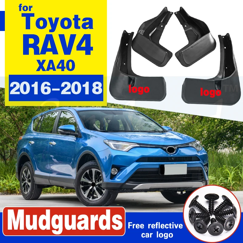 Для Toyota RAV4 2016 2017 2018 набор передних и задних брызговиков Брызговики литье под