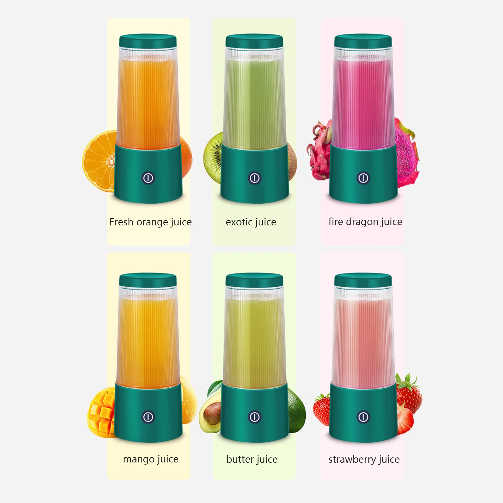 

Portable Juice Blenders Usb Mixer Electric Juicer Machine Smoothie Blender Mini Food Processor Personal Blender Cup