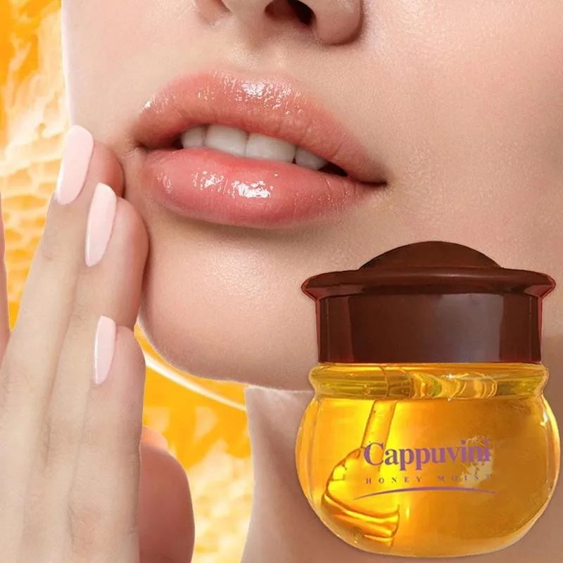 4ml Bee Lip Mask Moisturizing Silky Propolis Lip Mask Jar Lip Repair Mask Lip Repair Bee Night Little Y0T8