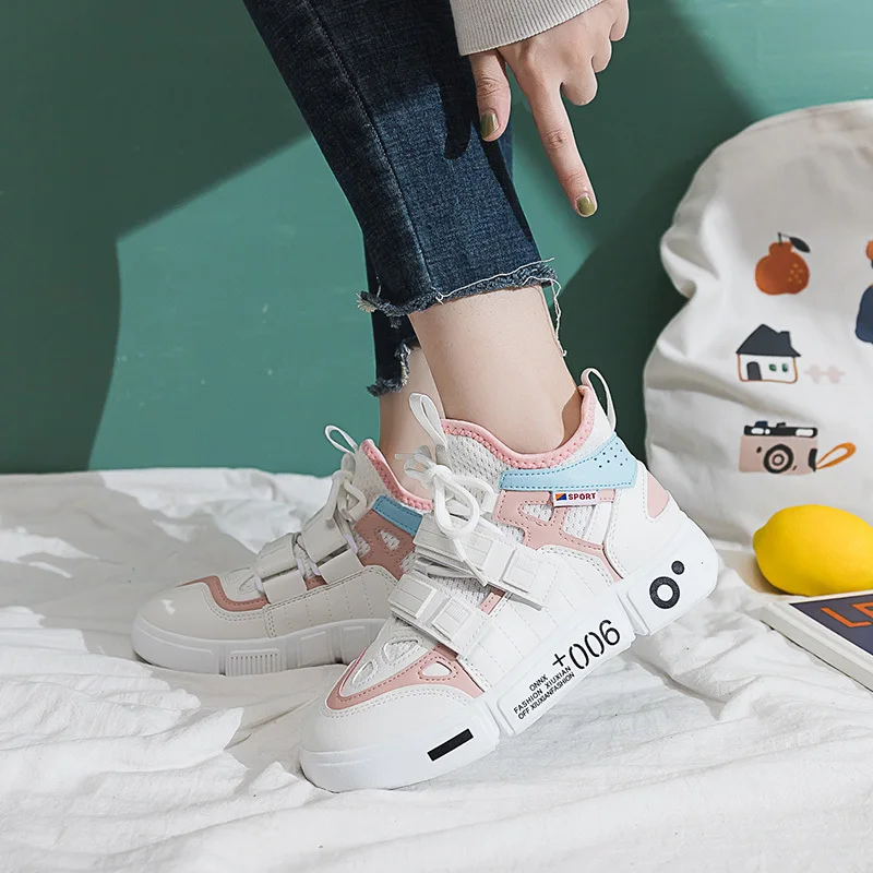 Bjakin женские оранжевые кроссовки на платформе цветные классические удобные