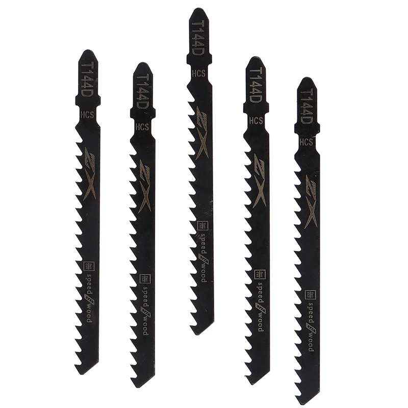 

5Pcs/set T244D Saw Blades T-Shank Jig Thick Teeth Woodworking Reciprocating Saw Blade For 4-50 mm Cardboard Fiberboard