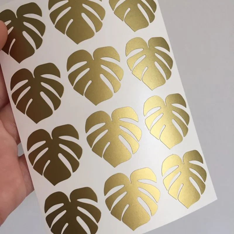 24 шт. настенные виниловые наклейки в виде листьев монстеры | Дом и сад