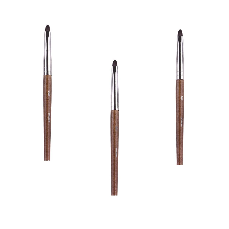 Высококачественная кисть для подводки глаз губ с деревянной ручкой #202 консилера