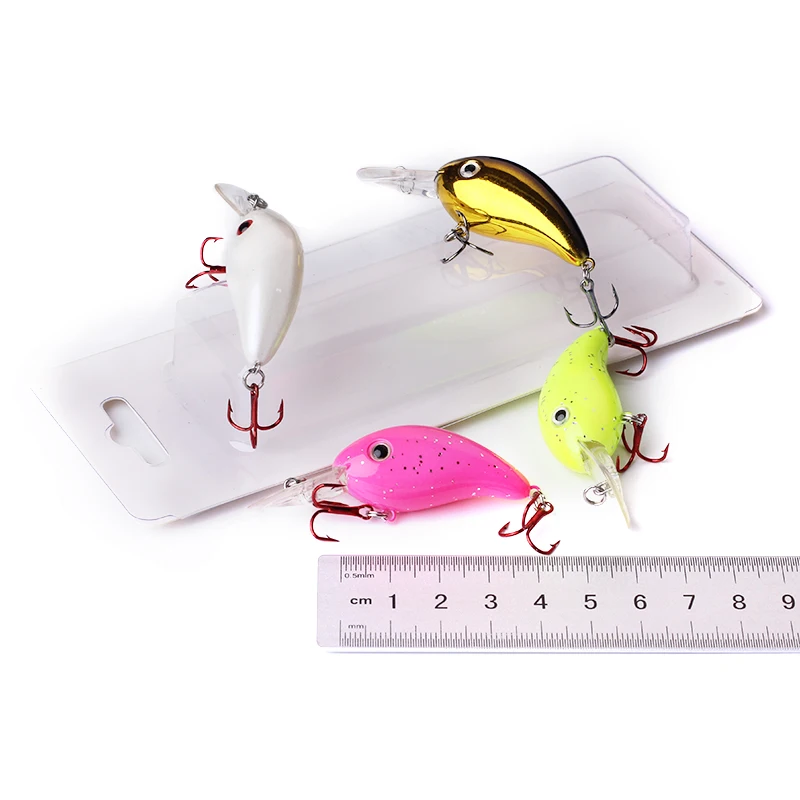 Banshee 43 мм 6 г мини кренкбейты рыболовная приманка воблер гольян &quotЩука&quot жесткие