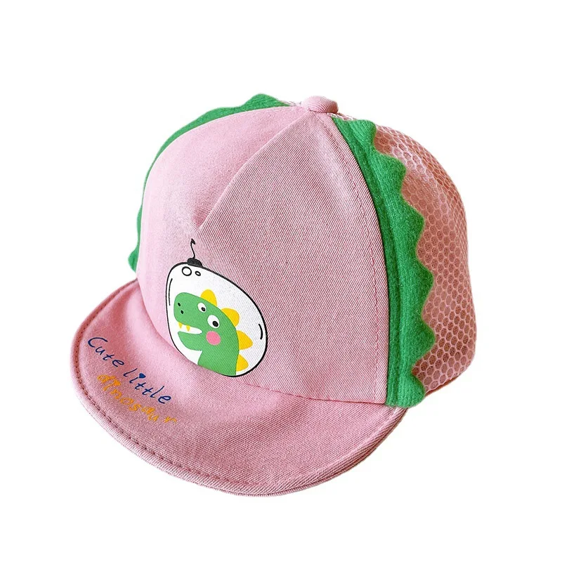 

Korean Style Baby Hat Dummer Cartoon Dinosaur Mesh Cap Baseball Sun-Protection Beanie