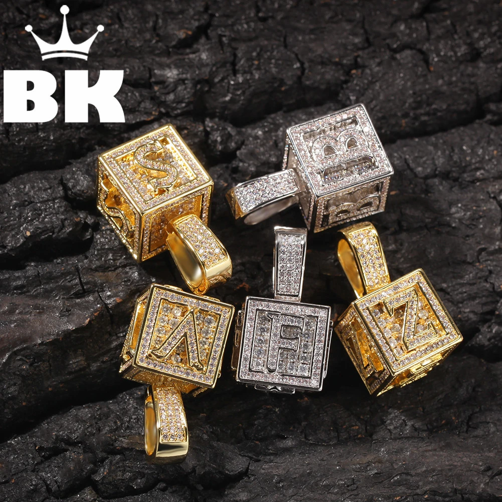 Цепочка с подвеской в виде буквы инициала фианитом|Индивидуальные Ожерелья| |