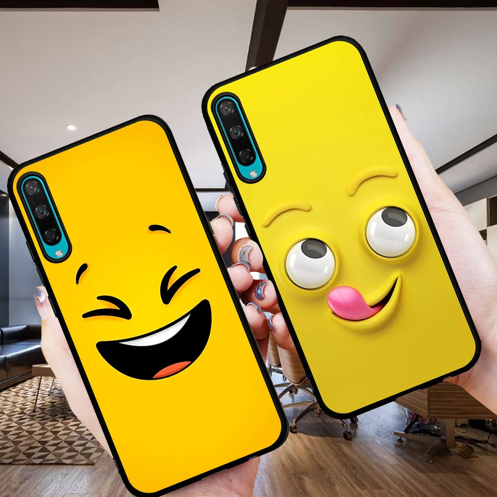

Cartoon Cute 3D Funny Face Candy for Huawei Honor 8 Lite 8X 8C 9X 9 10 Lite 20 Pro V20 10i 20i 8S 8A 30 Pro 30S Phone Case Cover