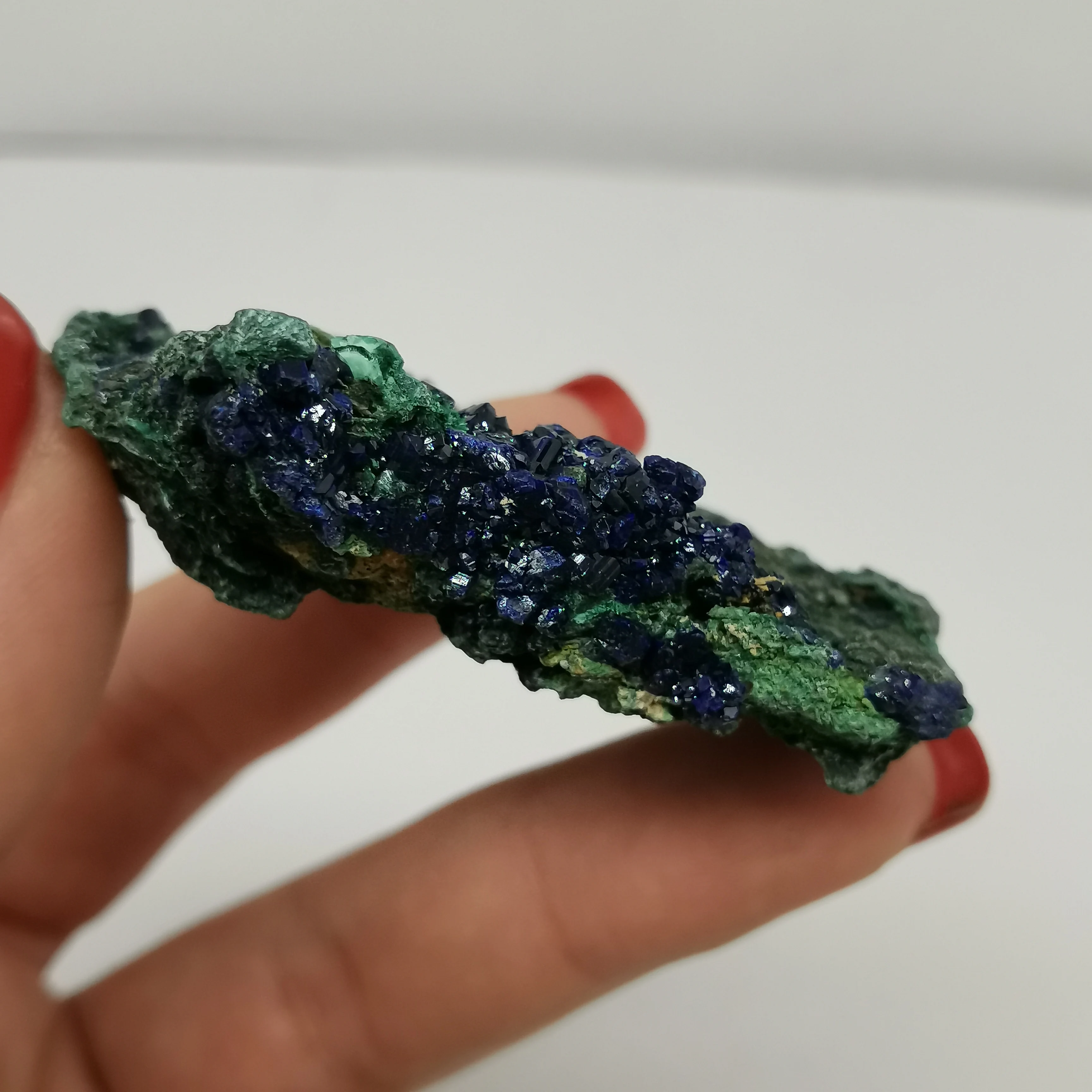 38 г натуральный материал образец azurite геодезический целебный Буле Малахитовый