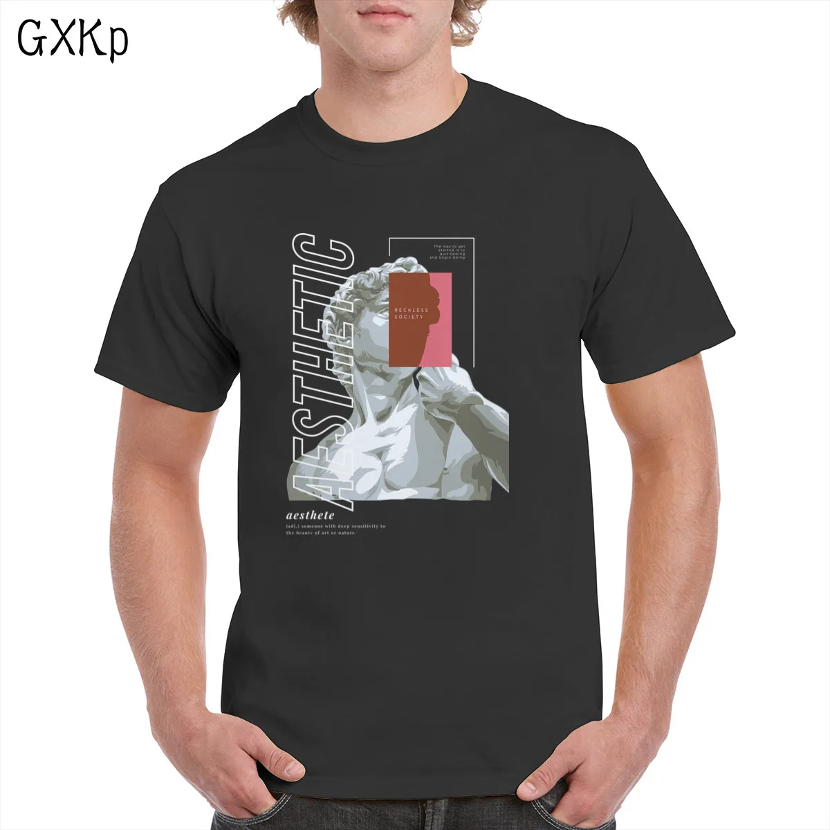 

New Aesthetic David T-Shirt Unisex Michelangelo t shirt women Graphic 100% Cotton female/Man Pluse Size