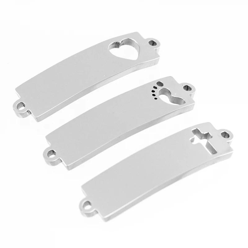 Пустые пластины из нержавеющей стали для гравировки полых сердец ножек крест