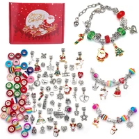 christmas present pandora murano beads set diy bracelets accessories kit charms for jewelry making women kids gift 2021