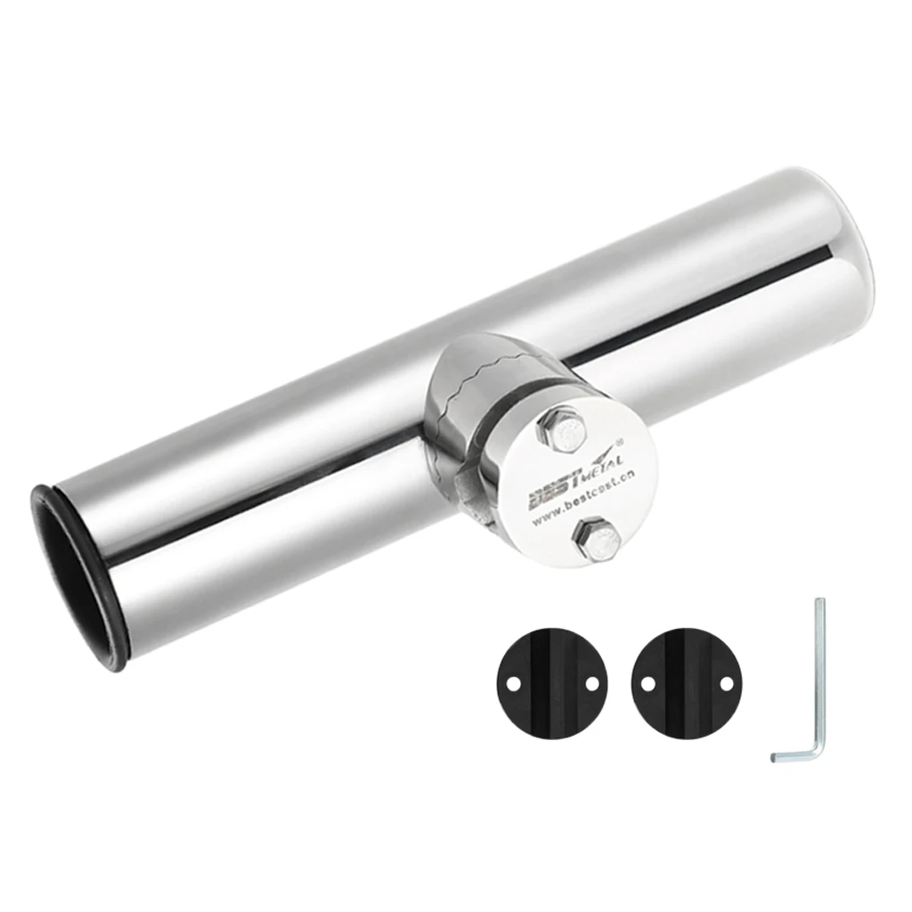 

Boat 316 SS Fishing Rod Holder Clamp - on 9 - 1 . 7 " Rail