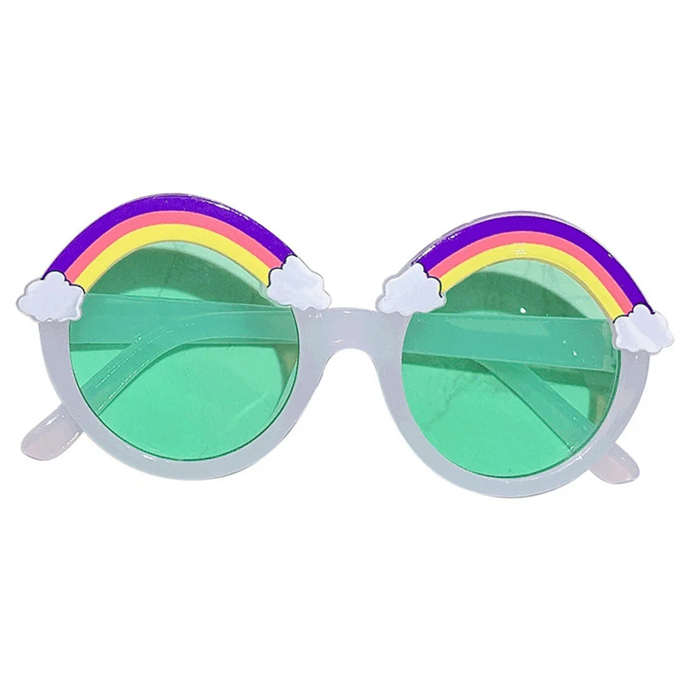 

Round Sunglasses Kids Rainbow Sun Glasses Girls Children Colorful Eye Lenses Baby Shades Boys Yellow Mirror Junior's Eyeglasses