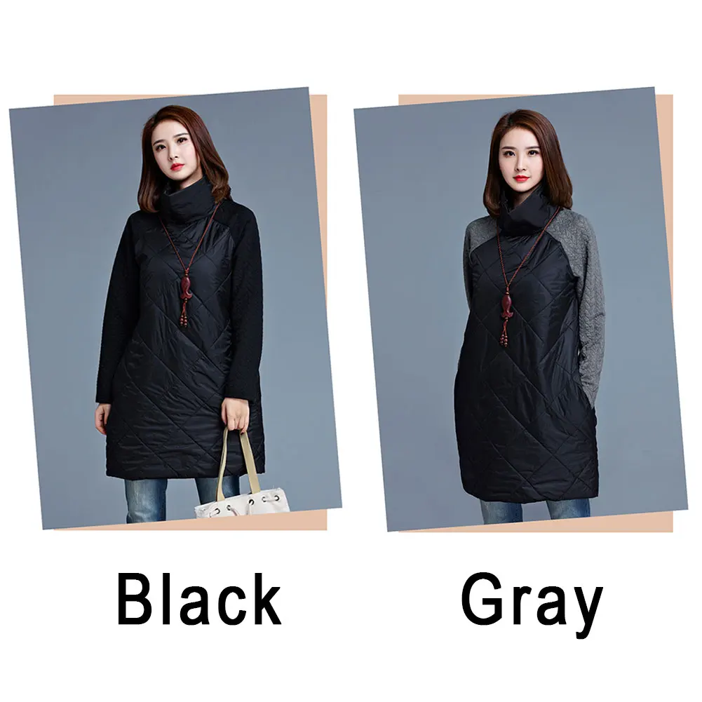 

Women Spring Autumn Winter Dress Upholstered Cotton Clothes Plus Size Casual Loose New Fashion Top
