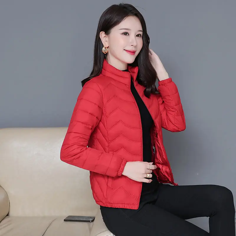 

Cotton padded jacket women's short down cotton padded jacket 2021 new autumn and winter light and versatile slim cotton padded
