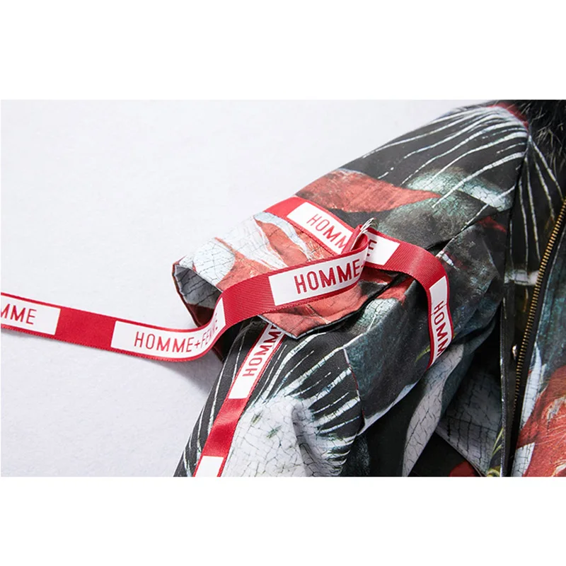 Ins Colorful Winter Coats and Jackets Women Real Fur Parka Natural Fox Fur Collar Detachable Down Liner Long Thick Warm