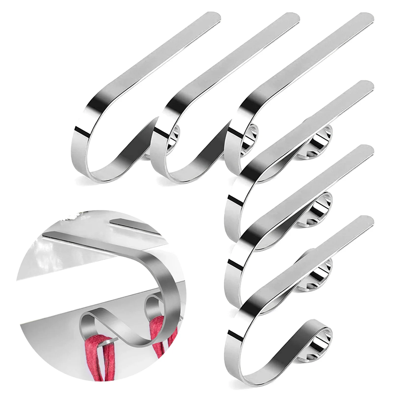 6 шт. металлические подвесные крючки для носков | Дом и сад