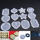 12 стилей Новая прозрачная силиконовая форма высушенный цветок смола декоративное ремесло DIY кулон формы для эпоксидной смолы для ювелирных изделий