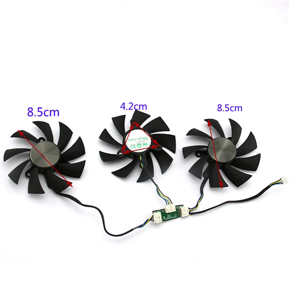 Вентилятор Охлаждения видеокарты GA92S2U 4Pin для ZOTAC GTX1080Ti AMP! Экстремальные запасные