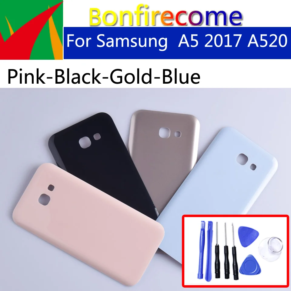 Чехол A520 для Samsung A5 2017 A520F корпус с аккумулятором задняя крышка Корпус задней