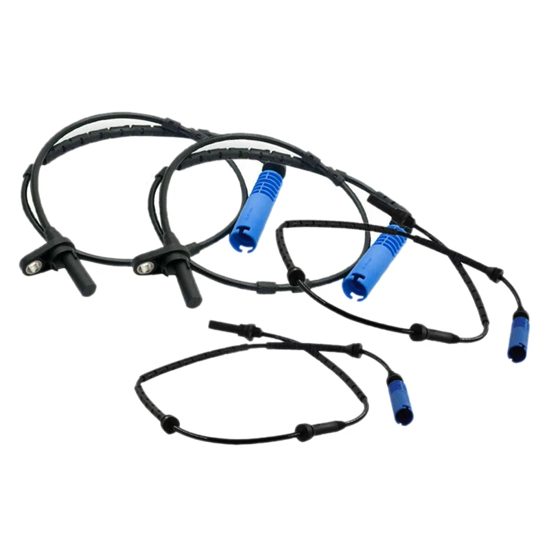

beler 34523405906 34523405907 4Pcs 34523420330 34523420331 ABS Wheel Speed Sensor Fit For BMW X3 E83 2.0 2.5 3.0 xDrive