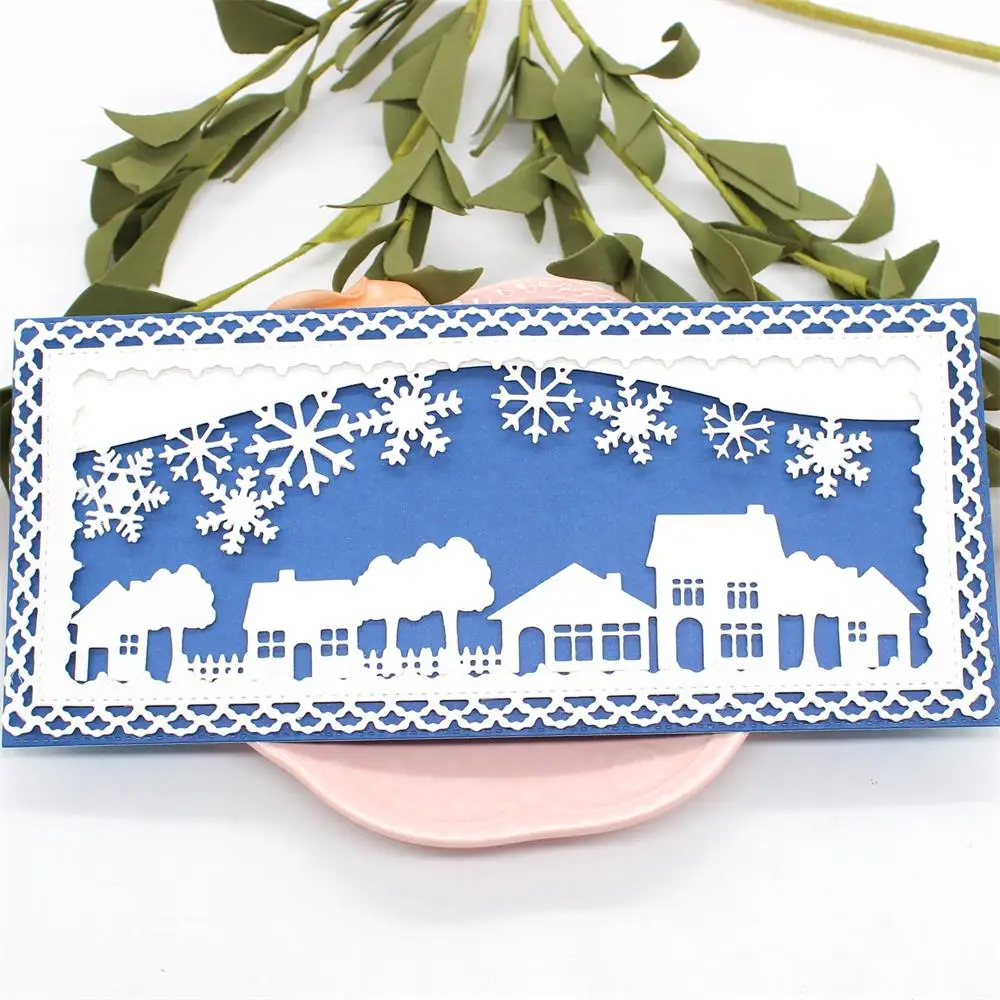 

Металлические трафареты для скрапбукинга KSCRAFT Lacey, для самостоятельного изготовления, декоративного тиснения, бумажных открыток