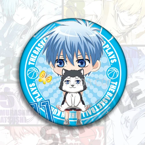 14 шт. Баскетбол куроко Kuroko Tetsuya Кагами Тайга кисэ рёта аниме 58 мм Жесть значок на