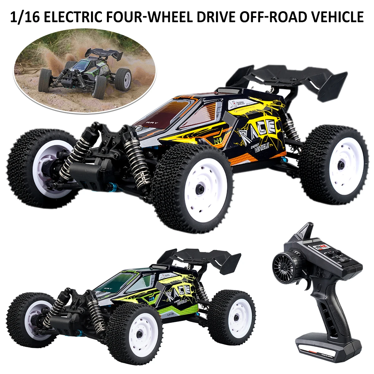 Enlarge SCY-16201 Remote Control Car Drift 35km/h RC Racing Car High Speed Off-Road RC Car For Kids Gifts 1:16 RC Car