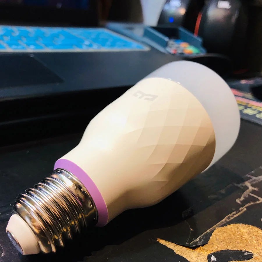 Глобальная версия крепление для спортивной камеры Xiao mi Yeelight Смарт светодиодный лампы Красочный 800 люмен 10 Вт E27 лимон умная лампа для mi Home приложение белый параметр/RGB