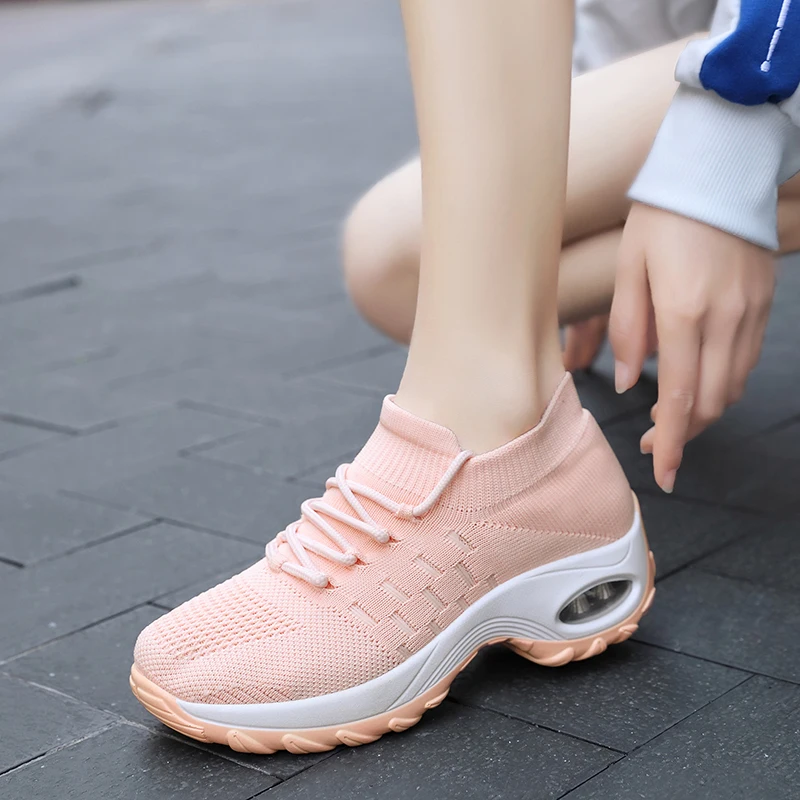 

Women Running Shoes Womens Sneakers 2020 Sneakers Women Cushioning Breathable Zapatillas Deportivas Mujer Running Shoes Pink