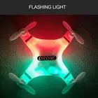 Мини-летательный аппарат с дистанционным управлением 2,4G Ультра-мини четырехосный Карманный летательный аппарат с возвратом одной кнопкой