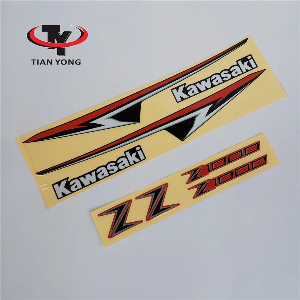 Мотоцикл для Kawasaki Z1000 Z 1000 2011-2012-2013 Высокое качество наклейка обтекатель комплект декоративный протектор универсальный чехол - Цвет: 3 style