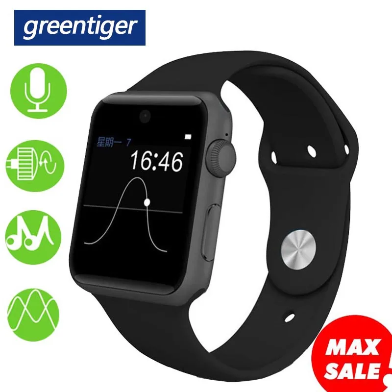 Greentiger SIM Card DM09 Smart Watch Waterproof HD IPS Screen Bluetooth Sports Smartwatch Wearable Devices For IOS Android