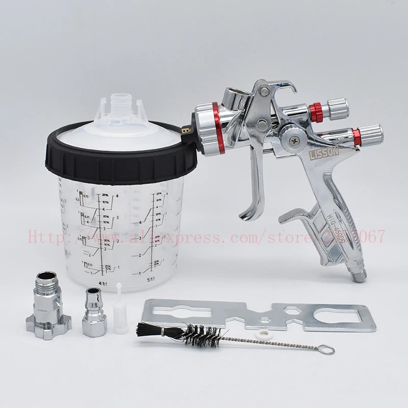 

Spray Gun 1.3mm HVLP Spray Paint Gun high atomization car sprayer painting tool with 600cc cup for air paint sprayer