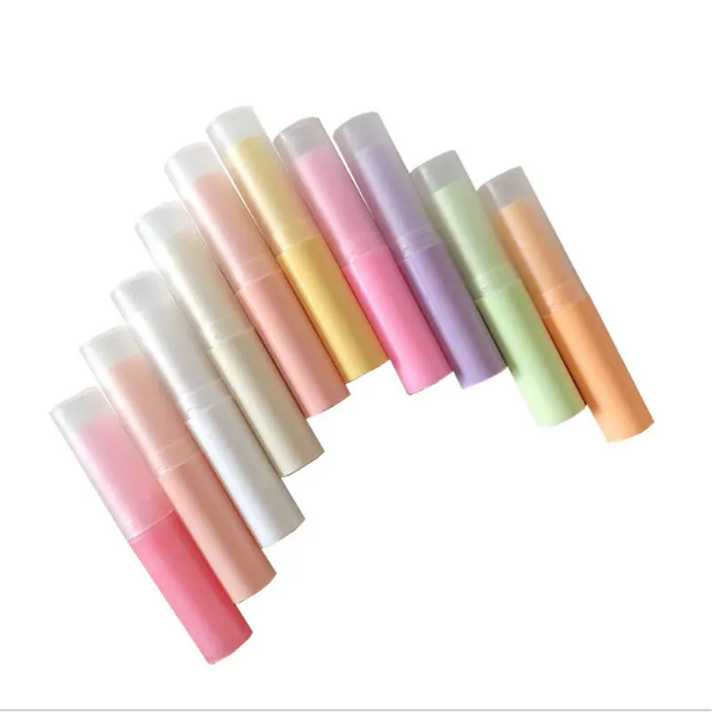 10 шт бальзам для губ пустые бутылки пробки 3g с функцией губ. пластиковые трубы