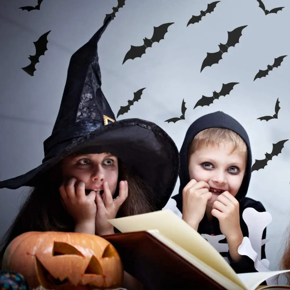 Товары для Хэллоуина 3D украшения из ПВХ Реалистичная ужасная летучая мышь