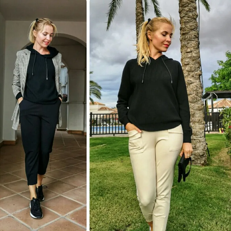 GIGOGOU Thick Warm Oversized Sweater Women Sweaters Long Sleeve Casual Loose Pullovers Top Knitted Jacket Lady Outwear | Женская одежда