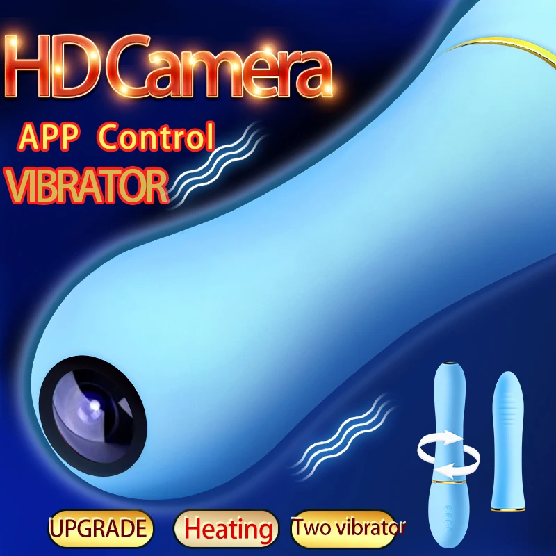 APP Camera Vibrator for Female Heating Telescopic G Spot Massage Vibrator Wand AV Stick Women Sex Toys Adult Dildo Toys Shop