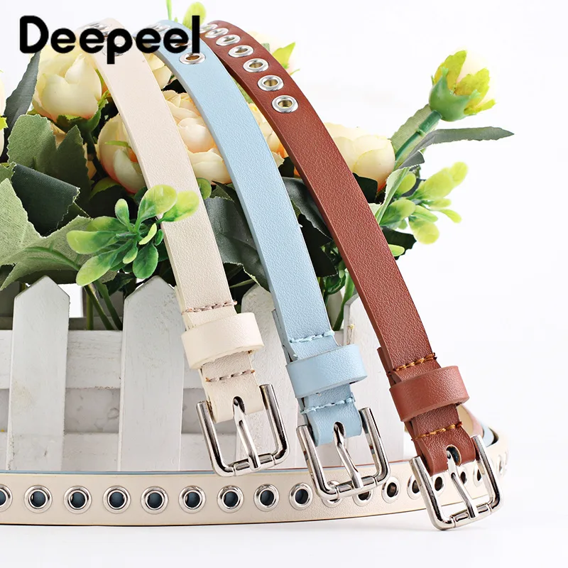 Deepeel 1/3pc 1.4*103cm Fashion Rivet Ladies Belt Leather Craft Female Waist Corselet Decorative Jeans Clothing Accessories | Аксессуары