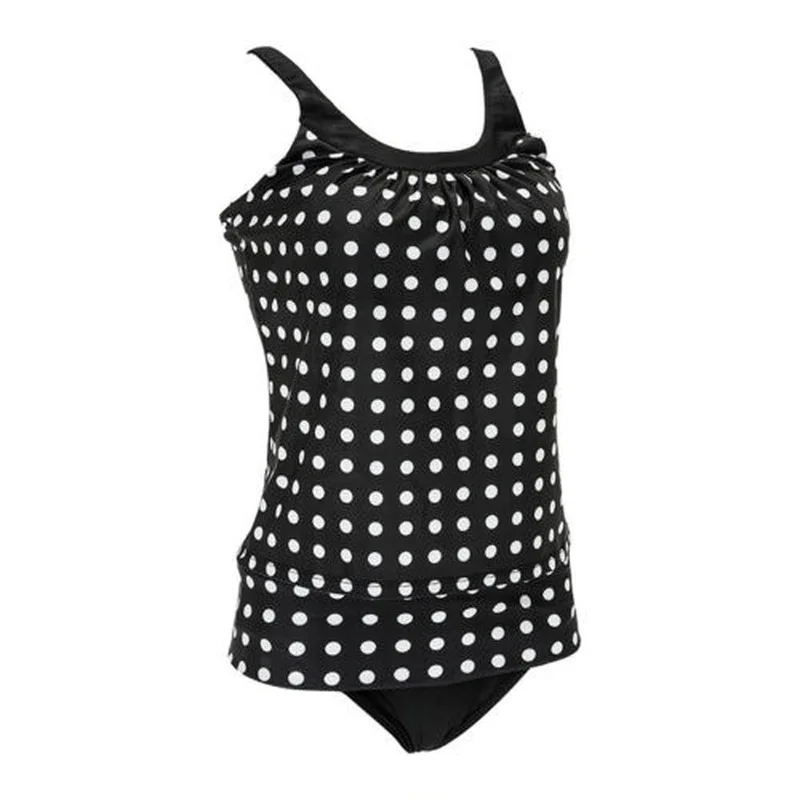 

Ladies Sports Tankini Bikini Swimwear Polka Dot Boyshorts Swimwear Bathing Suit