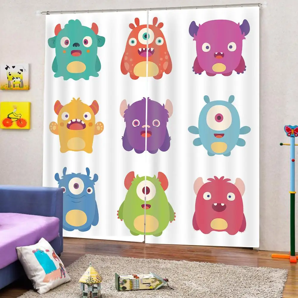 Минималистичные 3D шторы Лодка на спокойных реках деревья Птицы веточки эскиз