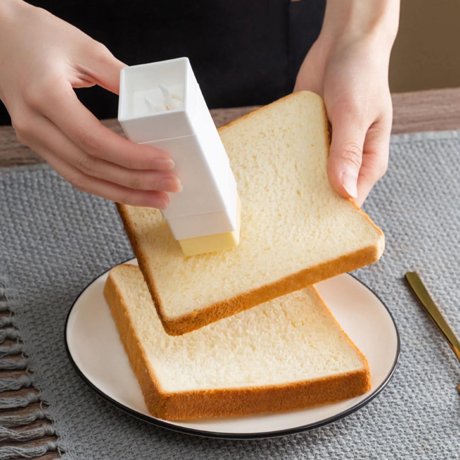 

Handy Solid Butter Cutter Spreader Holders Sticks Plastic Storage Box Small Kitchen Baking Tools Convenient Cheese Keeper Case
