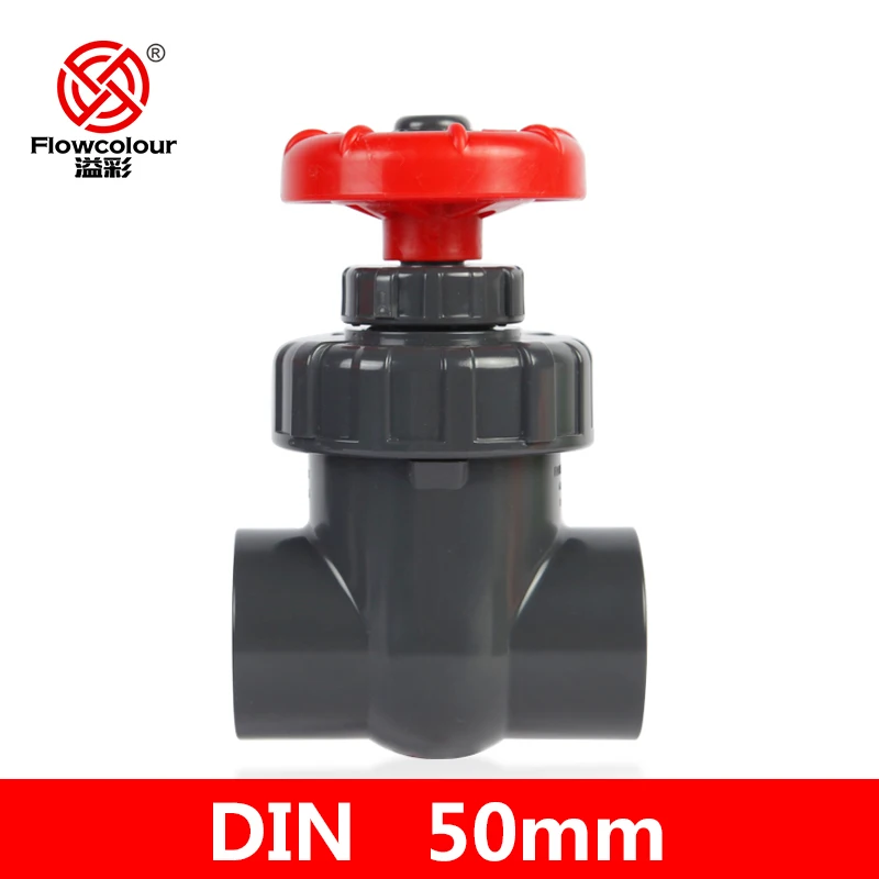 

Sanking UPVC 50mm Gate Valve Water Connector For Garden Irrigation Hydroponic System Pipe Fittings Coupler