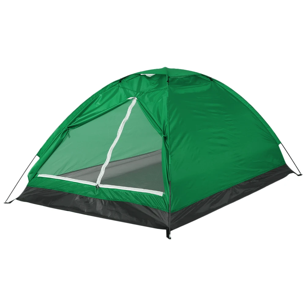 green for 2 person TOMSHOO портативная походная палатка Камуфляжная палатка на 1/2 человек двухслойная Водонепроницаемая походная палатка для путешествий - Цвет: green for 2 person